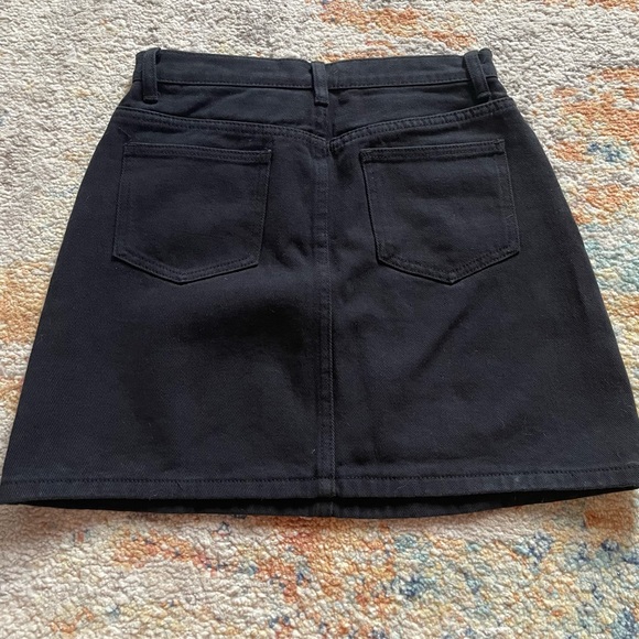 Mini denim black skirt size S - Picture 2 of 5